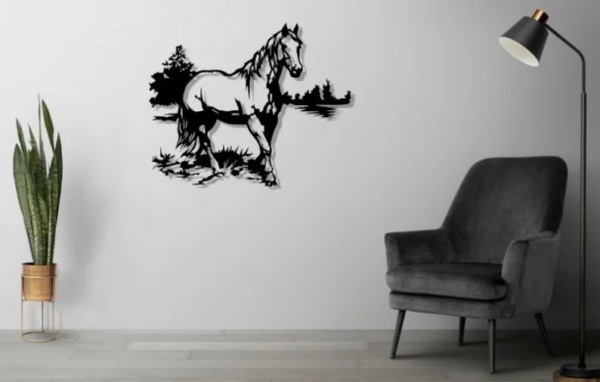 Paard Landschap - Afbeelding 4