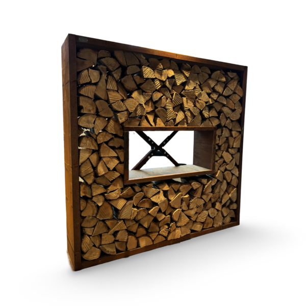 The Frame Corten Houtopslag