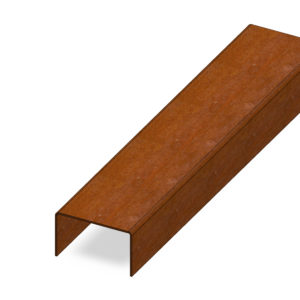 Cortenstalen overzetprofiel 5x8x5cm