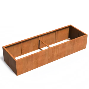 Cortenstaal plantenbak rechthoek