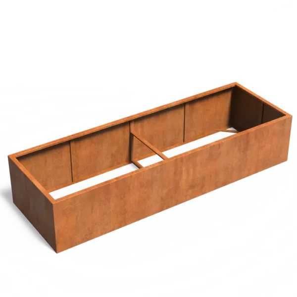 Cortenstaal plantenbak rechthoek