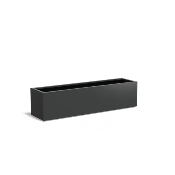 Gepoedercoat aluminium plantenbak rechthoek