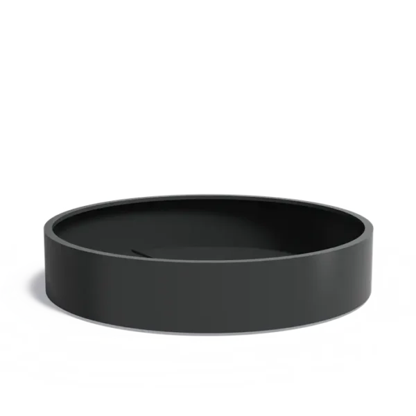 Gepoedercoat aluminum plantenbak rond